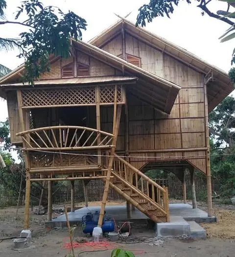 บ้านไม้ไผ่ยกพื้น พร้อมระเบียง — 4